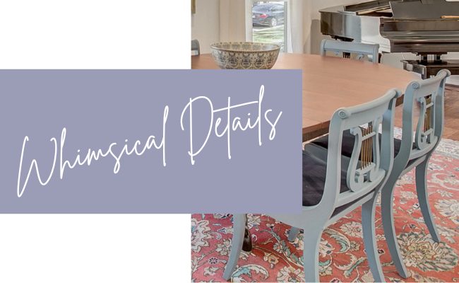 Whimsical Details Spring interior Design trends