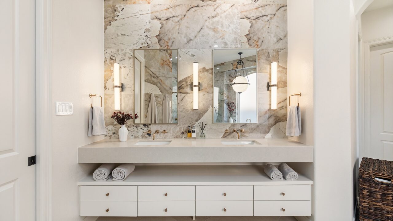 Floating Vanity by Studio Fain