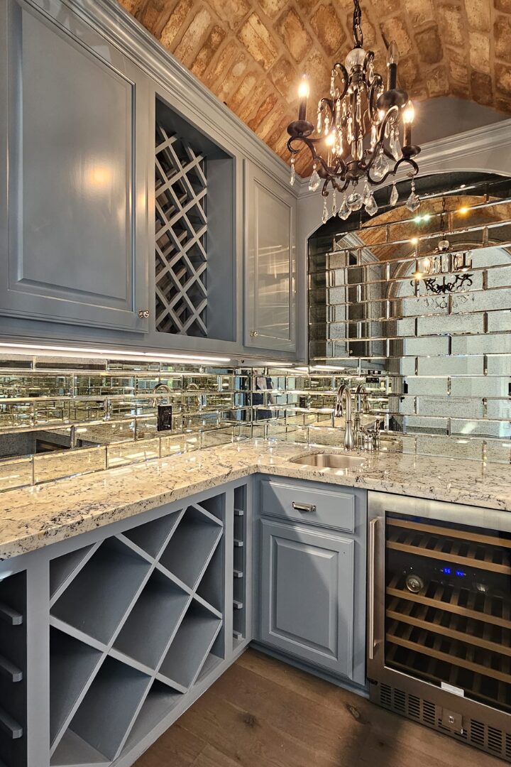 Mirrored Subway tile by Aurora Fain